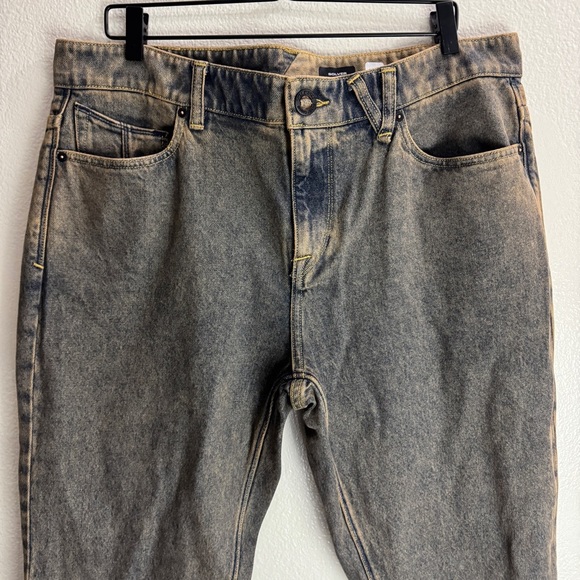 Volcom Solver Modern Straight Denim Pants Size 36 - Picture 3 of 12